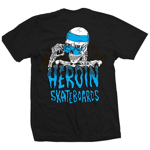 Heroin Skeleton Black Tee