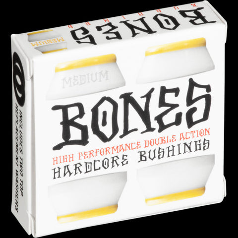 Bones Wheels Bushing Medium White Pack - Stoke Run LLC