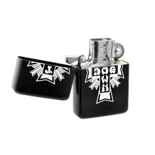 DOGTOWN Cross Logo Flip Top Metal Lighter - Stoke Run LLC
