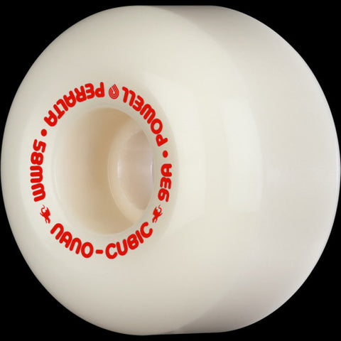 Powell Peralta Nano Cubic 58x37.5mm 93A Off White - Stoke Run LLC