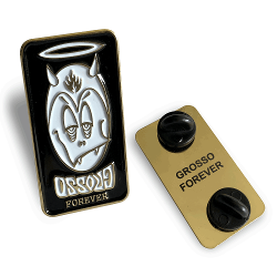 Grosso Forever Egg Head Lapel Pin - Stoke Run LLC