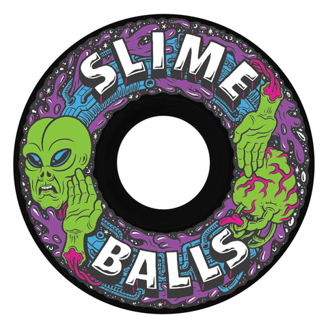 Slime Balls Alien Mini OG Slime Black 54.5mm 78a Wheels - Stoke Run LLC