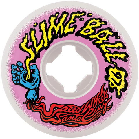 Slime Balls Hand Spray Vomit Mini White 56mm 97a Wheels - Stoke Run LLC