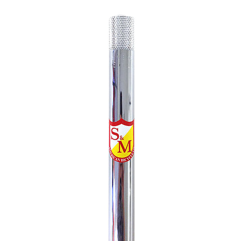 S&M 7/8“ OLD SCHOOL SEAT POST 14” CHROME - Stoke Run LLC
