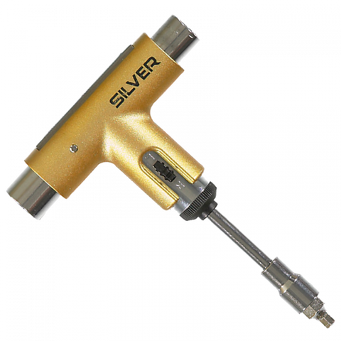 Silver Ratcheting Skate Tool - Stoke Run LLC