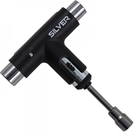 Silver Ratcheting Skate Tool - Stoke Run LLC