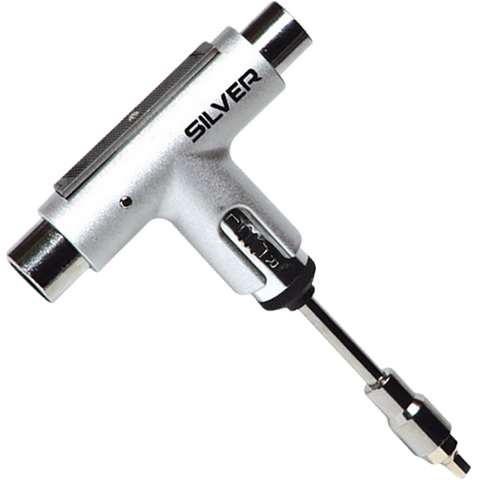 Silver Ratcheting Skate Tool - Stoke Run LLC