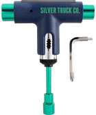 Silver Ratcheting Skate Tool - Stoke Run LLC