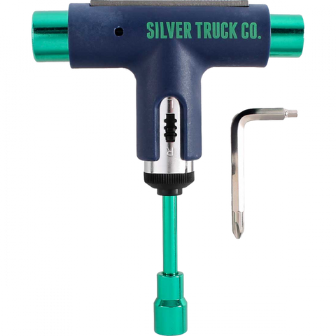 Silver Ratcheting Skate Tool - Stoke Run LLC
