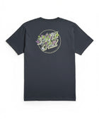Santa Cruz Exhibit Dot Short sleeve Tee Black - Stoke Run LLC