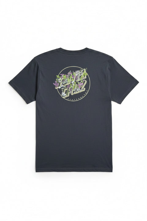 Santa Cruz Exhibit Dot Short sleeve Tee Black - Stoke Run LLC