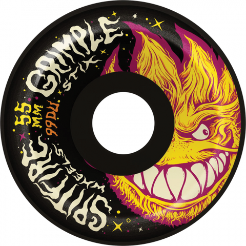 Spitfire F4 99A LOCK-IN FULL 55MM GRIMPLEHEAD BLK (4 PK) - Stoke Run LLC