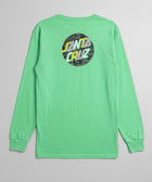 Womens Color Topographic Dot Long Sleeve Shirt - Stoke Run LLC