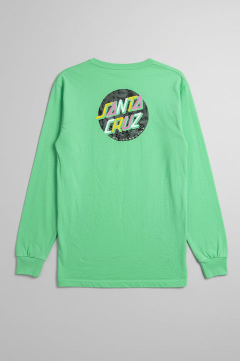 Womens Color Topographic Dot Long Sleeve Shirt - Stoke Run LLC