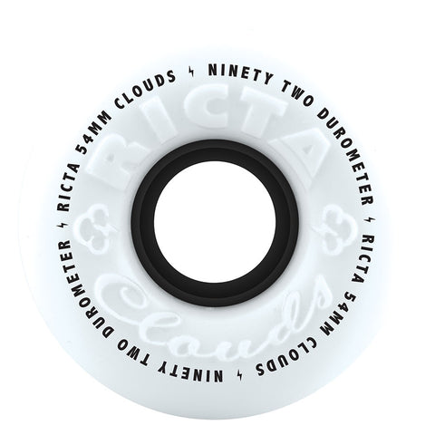 Ricta 54mm Clouds Black 92a Wheels - Stoke Run LLC