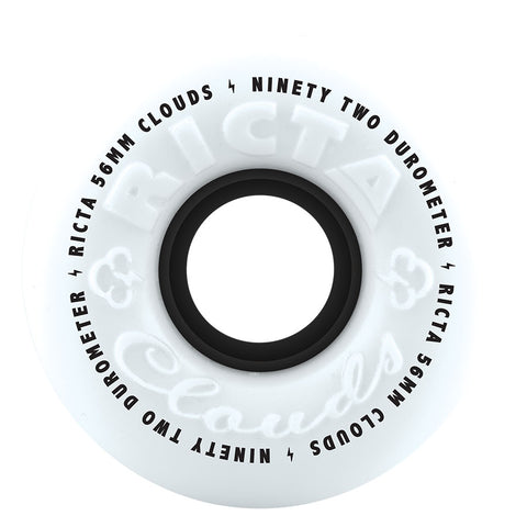 Ricta 56mm Clouds Black 92a Wheels - Stoke Run LLC