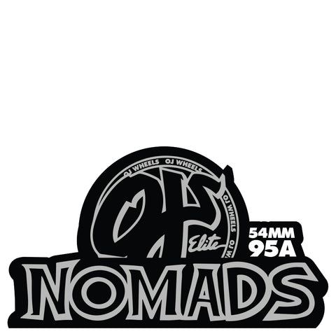 OJ Wheels 54mm Elite White Nomads 95a