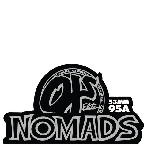 OJ Wheels 53mm Elite White Nomads 95a