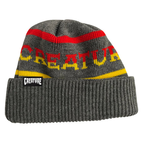 Burnoutz Beanie Long Shoreman Hat Grey OS Unisex Creature - Stoke Run LLC