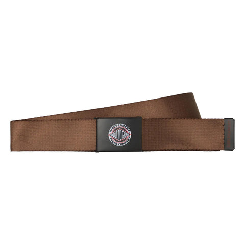 BTG Summit Web Belt Brown OS Unisex Independent - Stoke Run LLC
