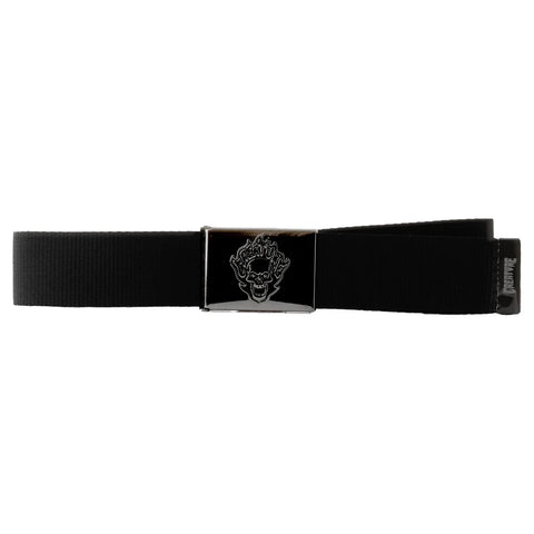 Bonehead Flame Web Belt Black OS Unisex Creature - Stoke Run LLC