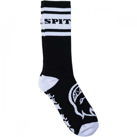 SF CLASSIC 87 BIGHEAD CREW SOCK BLK/WHT - Stoke Run LLC