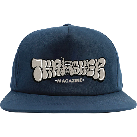 THRASHER BULLY HAT ADJ-NAVY