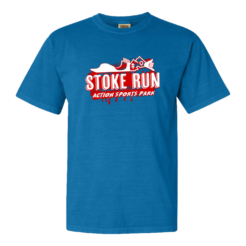 Stoke Run Graffiti Logo Tee - M - RC - Stoke Run LLC