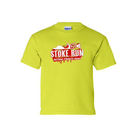 Stoke Run KIDS Tee - M - Green - Stoke Run LLC