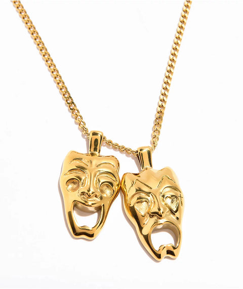Laugh Now Cry Later Necklace - Stoke Run LLC