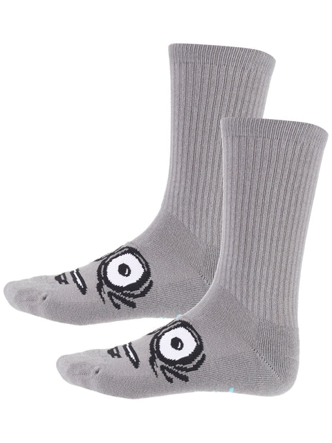 HEROIN BIG EGG CREW SOCKS GREY - Stoke Run LLC