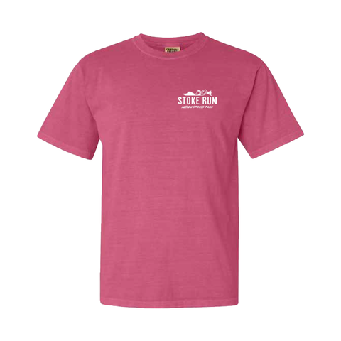 Stoke Run Arch Logo Tee - L - Crunch - Stoke Run LLC