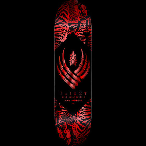 Powell Peralta Flight Skeleton Red Foil 243W 8.38 K26 - Stoke Run LLC