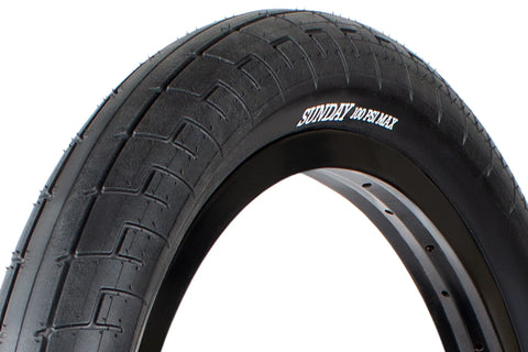 SUNDAY STREET SWEEPER V2 TIRE - Black - Stoke Run LLC