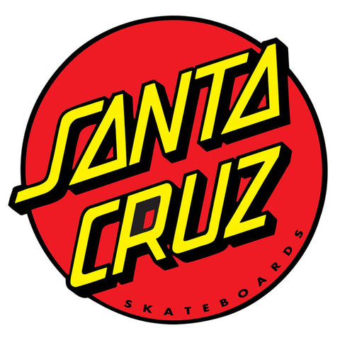 Santa Cruz - Classic Dot Sticker Red - Stoke Run LLC