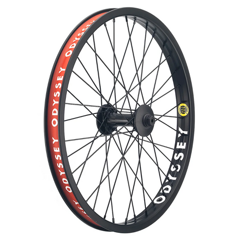 Odyssey Stage 2 Front Wheel - Black - Stoke Run LLC