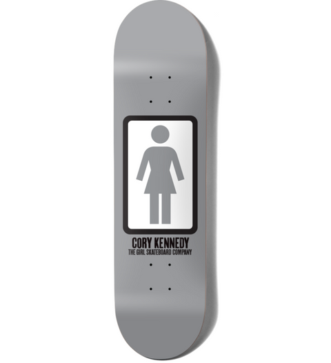 Girl Kennedy OG Black & White Twin Tail Deck 8.25 - Stoke Run LLC