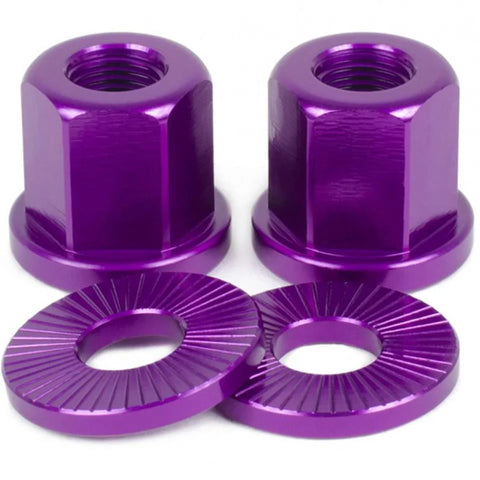 Shadow Featherweight Alloy Nuts 3/8 Purple - Stoke Run LLC