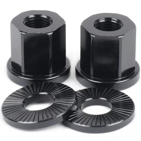 Shadow Featherweight Alloy Nuts 3/8 Black - Stoke Run LLC