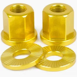 Shadow Featherweight Alloy Nuts 3/8 Gold - Stoke Run LLC