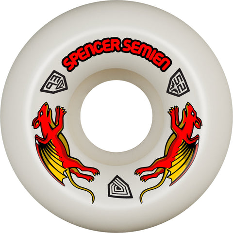 Powell Peralta Dragon Formula Skateboard Wheels Nano Rat Spencer Semien Model 52mm x 30mm 93A 4pk - Stoke Run LLC
