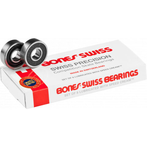 Bones Swiss Precision Skateboard Bearings - Stoke Run LLC