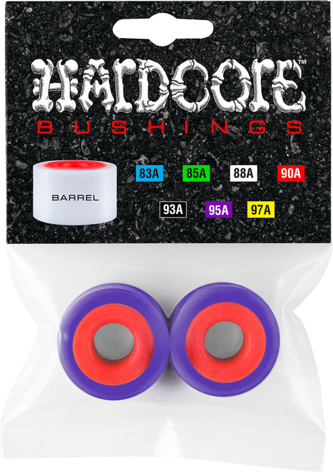 Hardcore Bushings Barrel 95A - Purple/Red - Stoke Run LLC