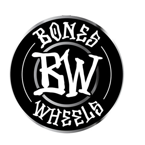 BONES BW Wheels Sticker - Stoke Run LLC
