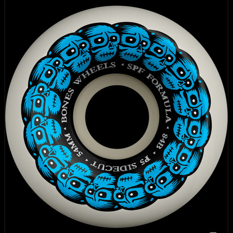 Bones SPF 84B Circle Skulls P5 Sidecut wheels - Stoke Run LLC