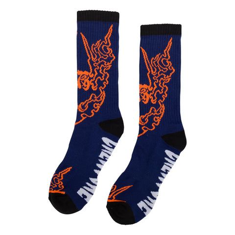 Fortune Mid Crew Socks Navy 9-11 1 Pair Mens Creature - Stoke Run LLC