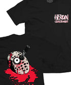 HEROIN Curb Killer Short Sleeve Tee - Black - Small - Stoke Run LLC