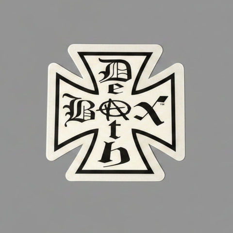 Iron Cross Deathbox Skateboards Sticker - Stoke Run LLC