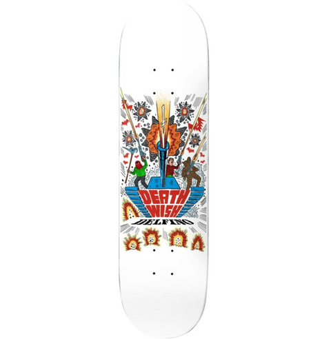 Deathwish Delfino Deathwitch Trials Deck 8.38 - Stoke Run LLC
