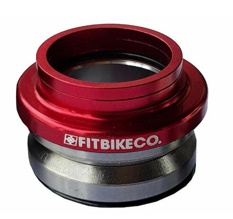 FIT HEADSET 41.8mm 45/45, BLOOD RED - Stoke Run LLC